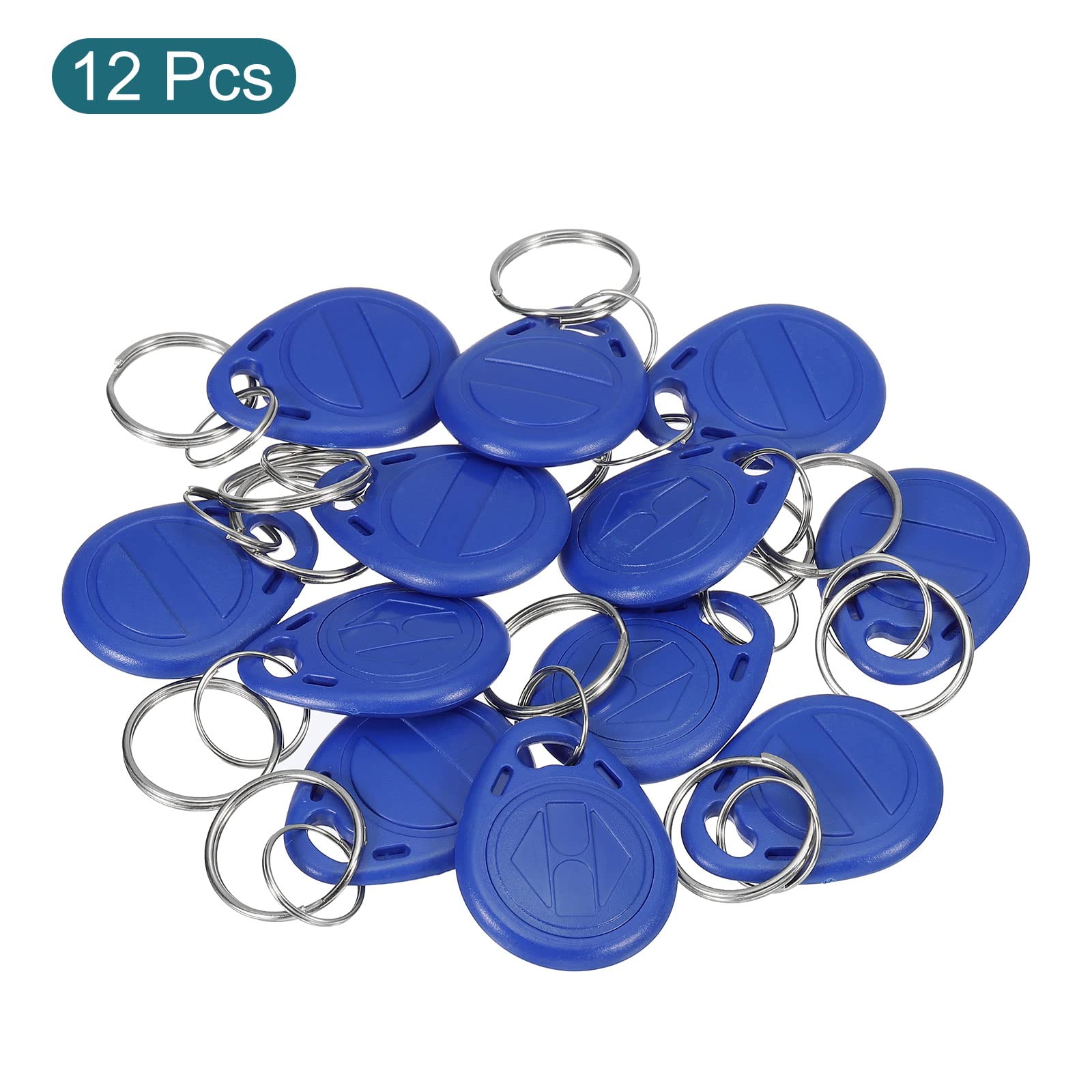 Sourcing Map Electronics badge RFID 125KHz 5200 bleu x12