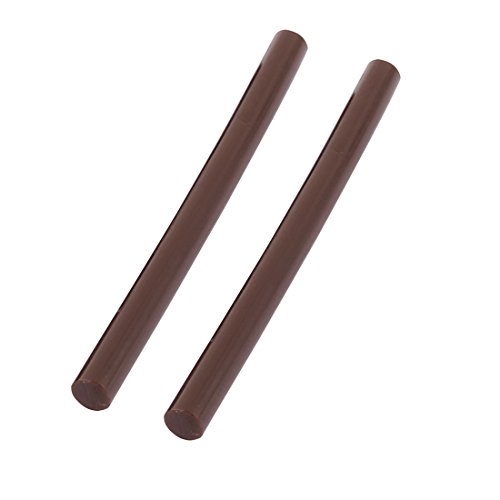 sourcing map bâtons colle chaude marron 7mm lot 10