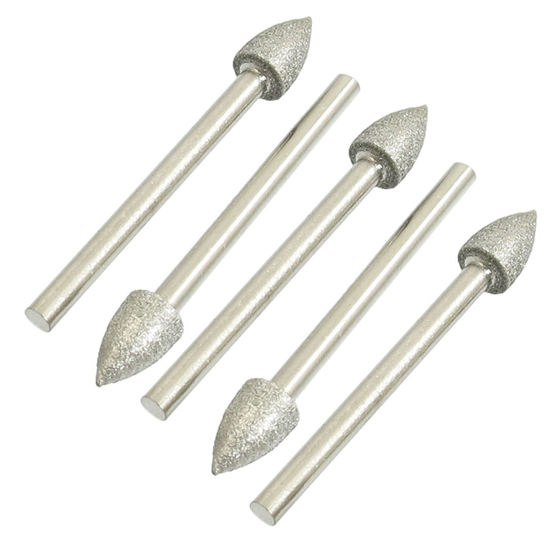 Sourcingmap Fraise Carbure Conique 6mm Lime Rotative 5 pcs Tige 3mm