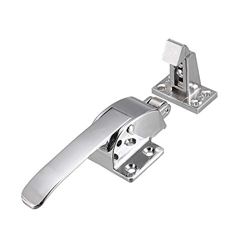 sourcingmap Loquet Poignée Porte Congélateur Zinc Réglable