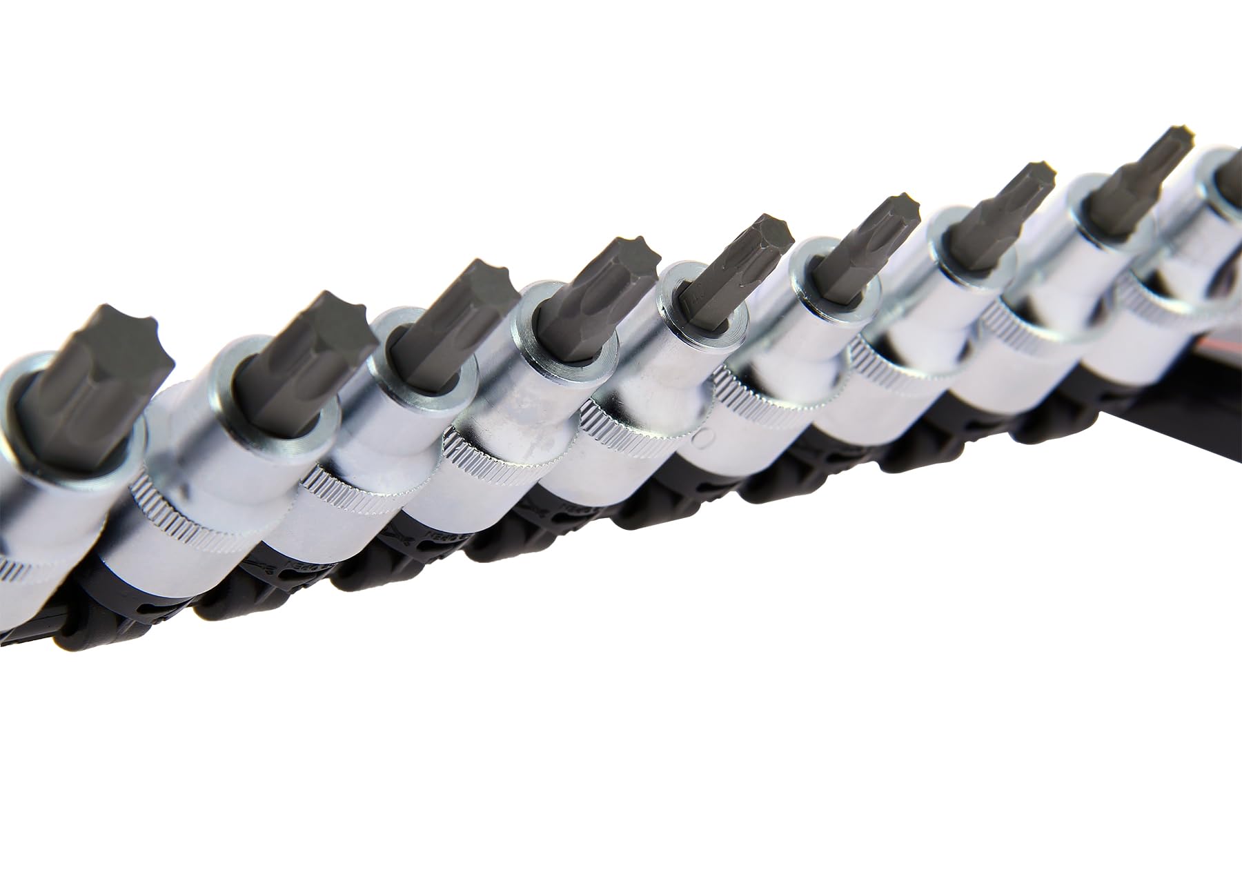 Precision Steel 9 douilles étoiles mâles T20-T60 1/2"