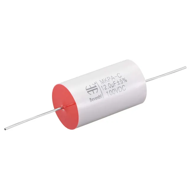 sourcing map 12.0uF 100V condensateur film axial audio