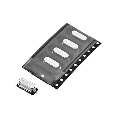 sourcing map Oscillateur Quartz 4MHz 5Pcs CMS 49SMD
