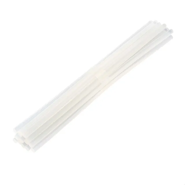 sourcing map bâtons colle thermofusible transparent 7x300mm lot 15