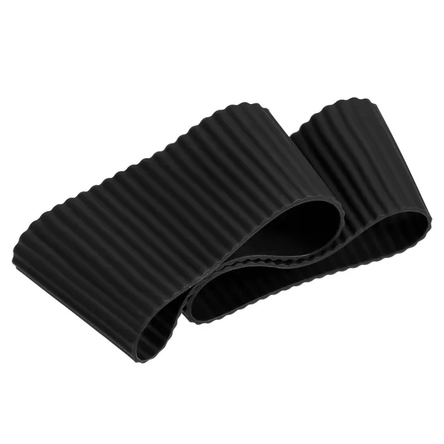 Sourcingmap Home & Garden manchon tasse silicone noir 60 mm lot 2