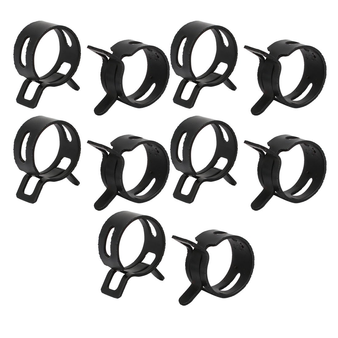 Sourcing Map Collier de serrage ressort 14 mm x10 noir