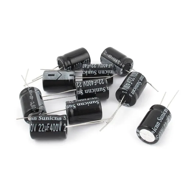 sourcingmap Condensateur Électrolytique 400V 22µF 10pcs