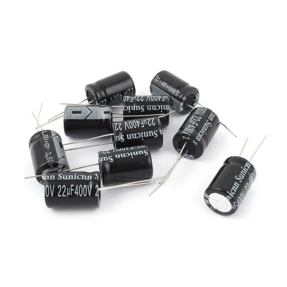 sourcingmap Condensateur Électrolytique 400V 22µF 10pcs