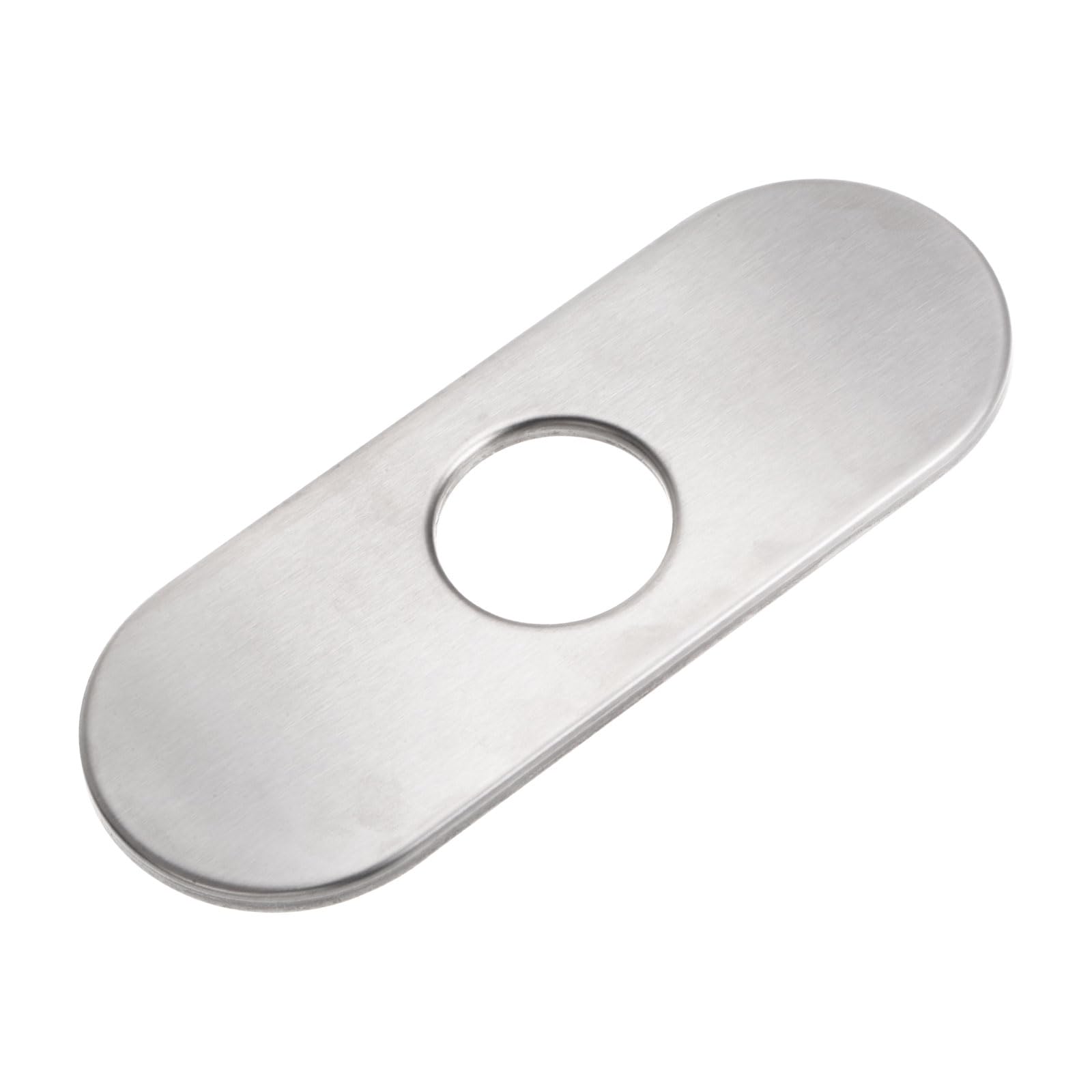 Sourcing Map Plaque Trou Évier Inox Argent 16cm