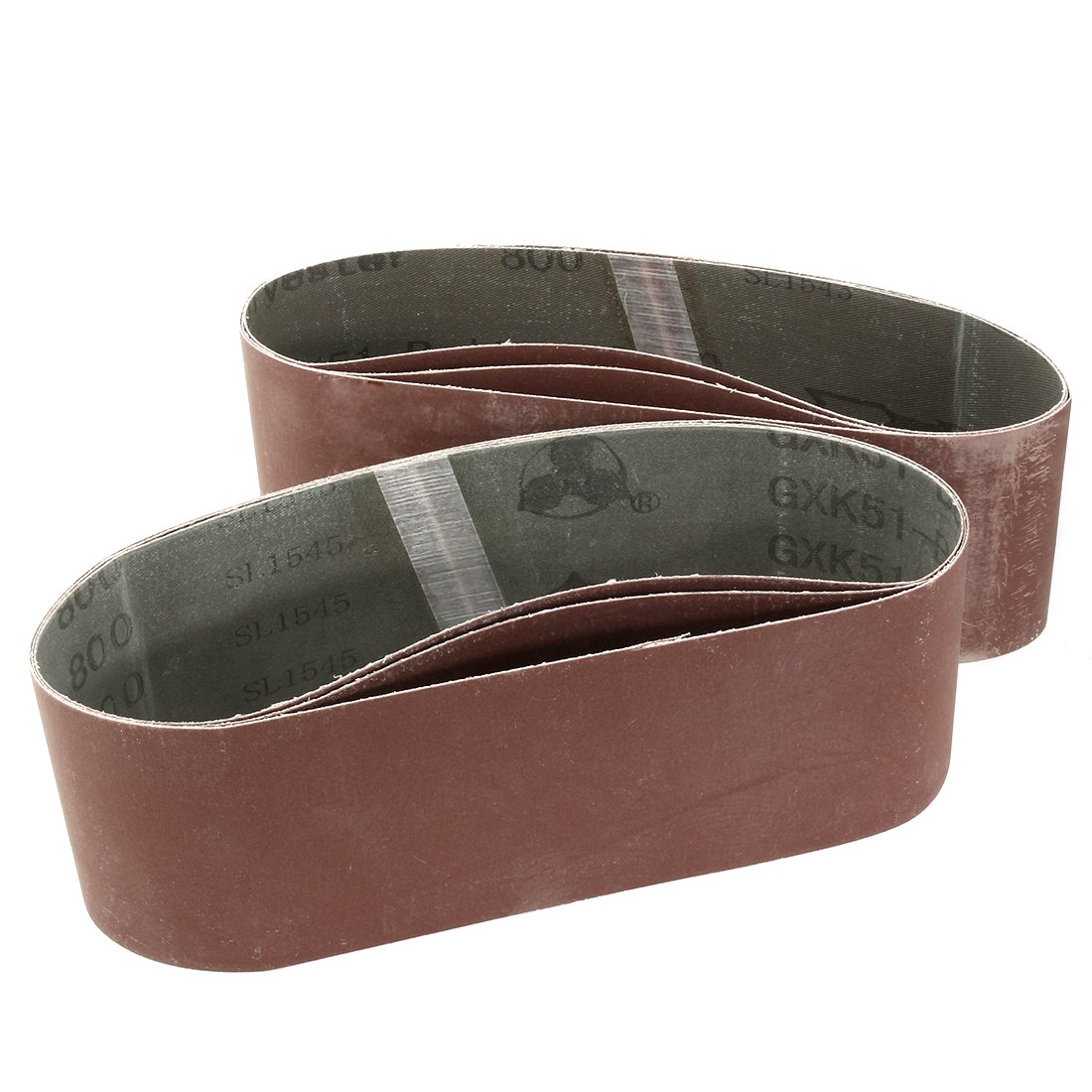 SOURCINGMAP Patins mousse ponceuse 18,7x9 cm lot 10