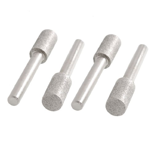 Sourcingmap Industrial pointe diamant cylindrique 10 mm lot 4