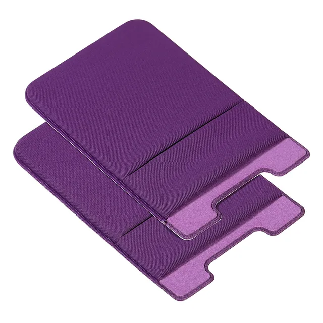 sourcing map Electronics porte-cartes adhésif violet lot 2 double couche