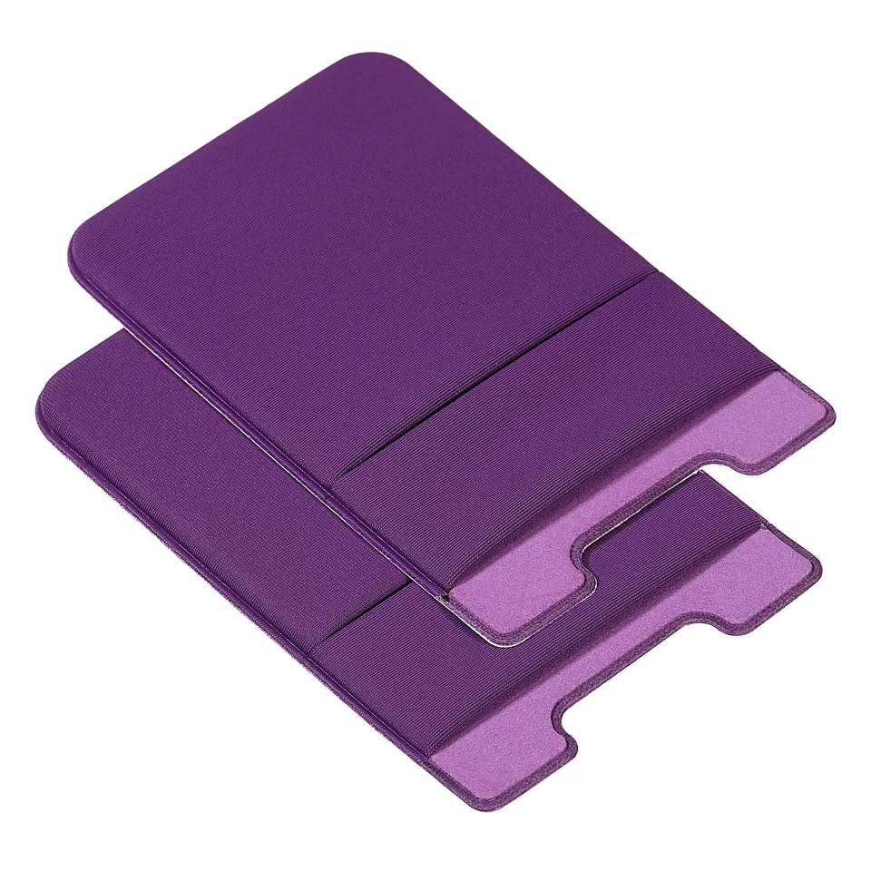 sourcing map Electronics porte-cartes adhésif violet lot 2 double couche