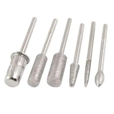 Sourcing Map embouts ponceuse ongles 6 en 1 mandrin 2,3 mm