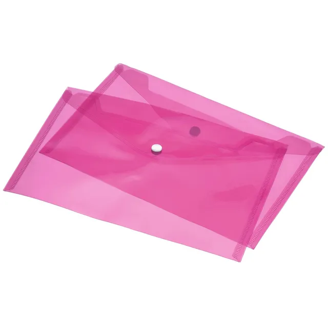 sourcing map chemise A4 rose lot 12 plastique PP