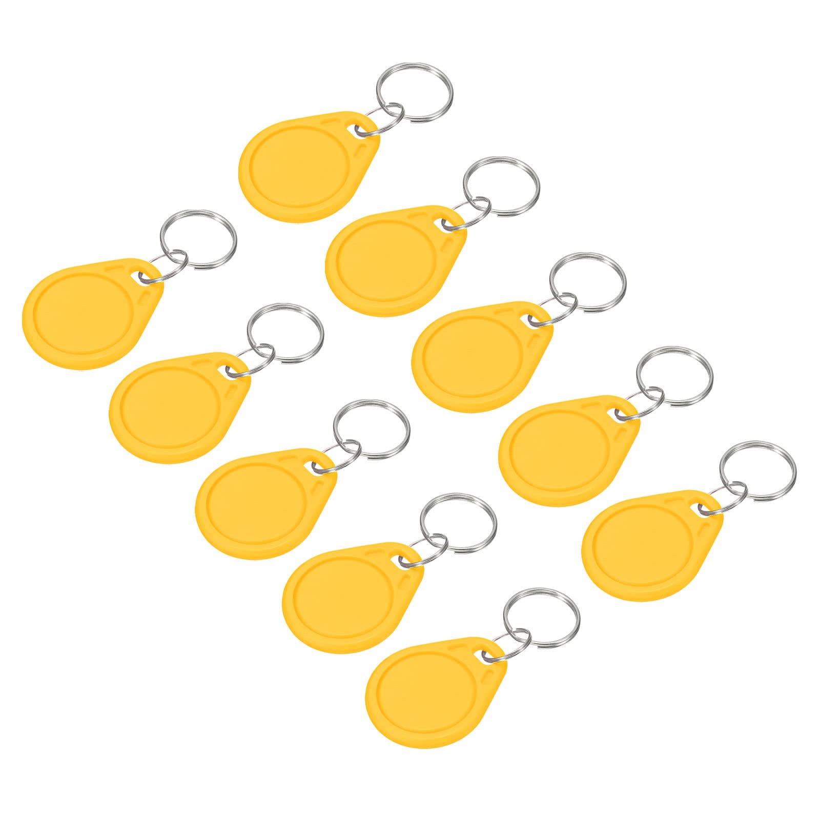 Sourcingmap Porte-clés RFID UID 13,56 MHz jaune lot 20 réinscriptible