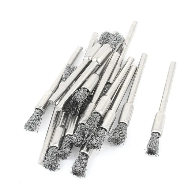 sourcingmap Industrial brosse polissage stylo tige 3mm lot 16