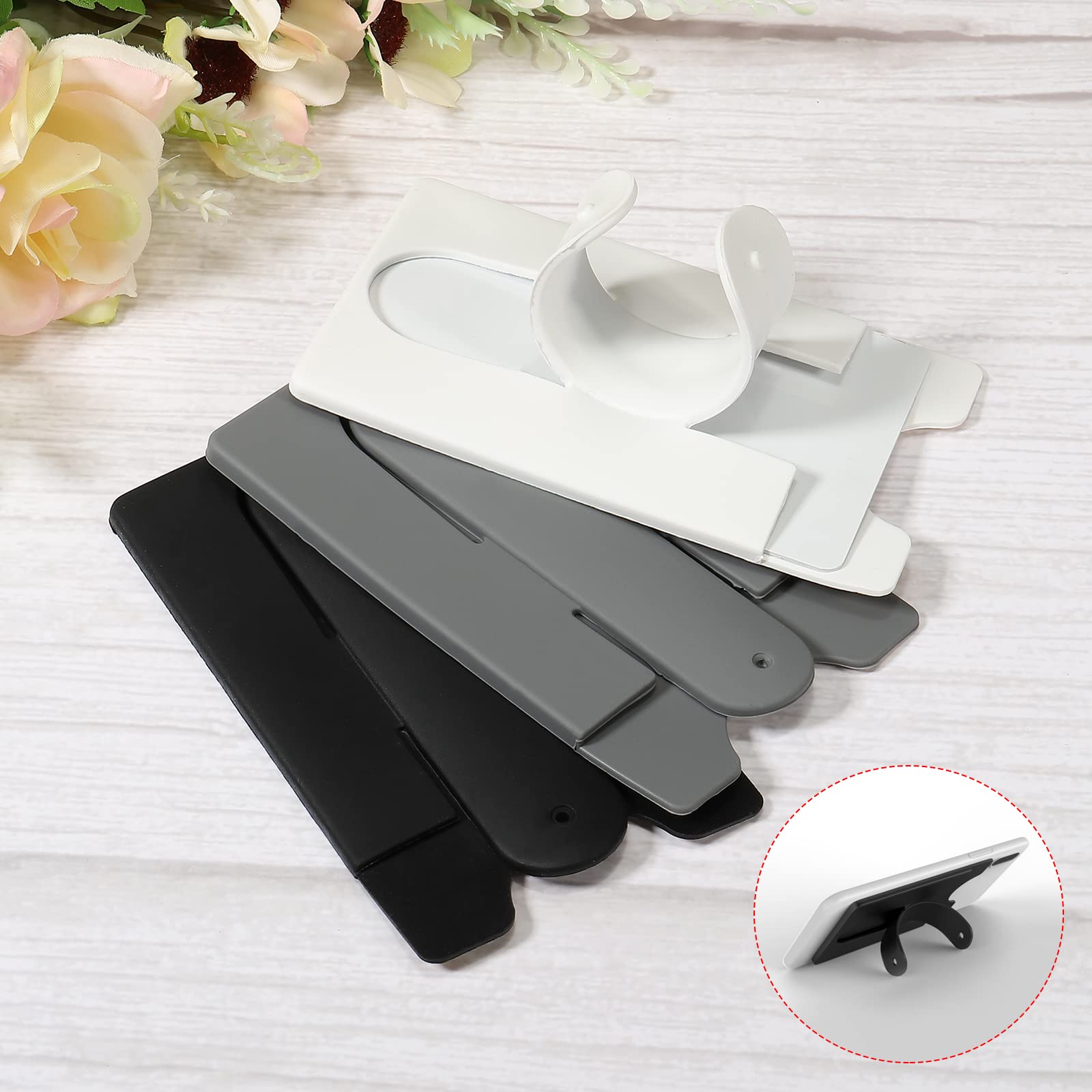 Sourcingmap Electronics porte-carte silicone gris x3