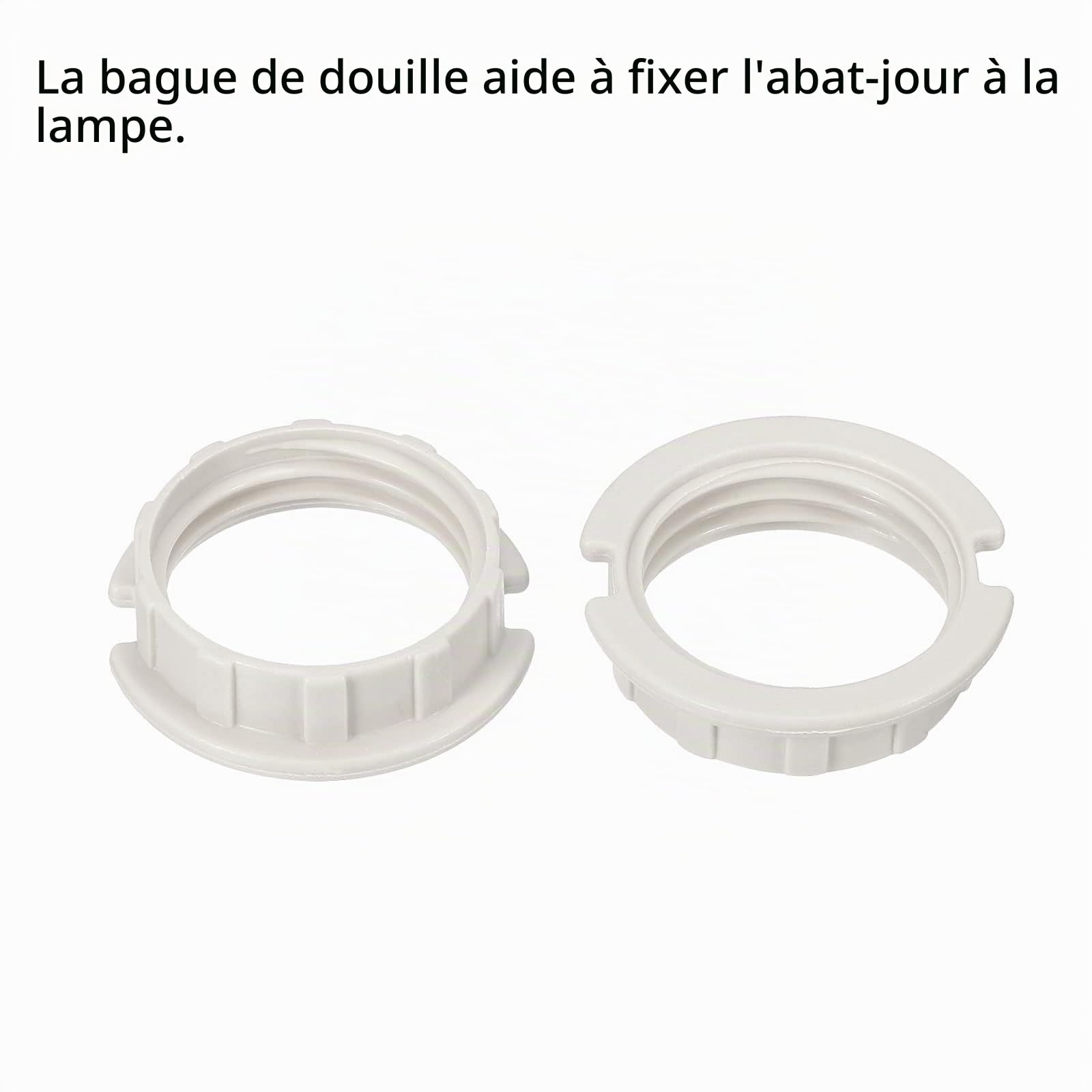 SOURCINGMAP Industrial lot 8 anneaux douille G9 abat-jour
