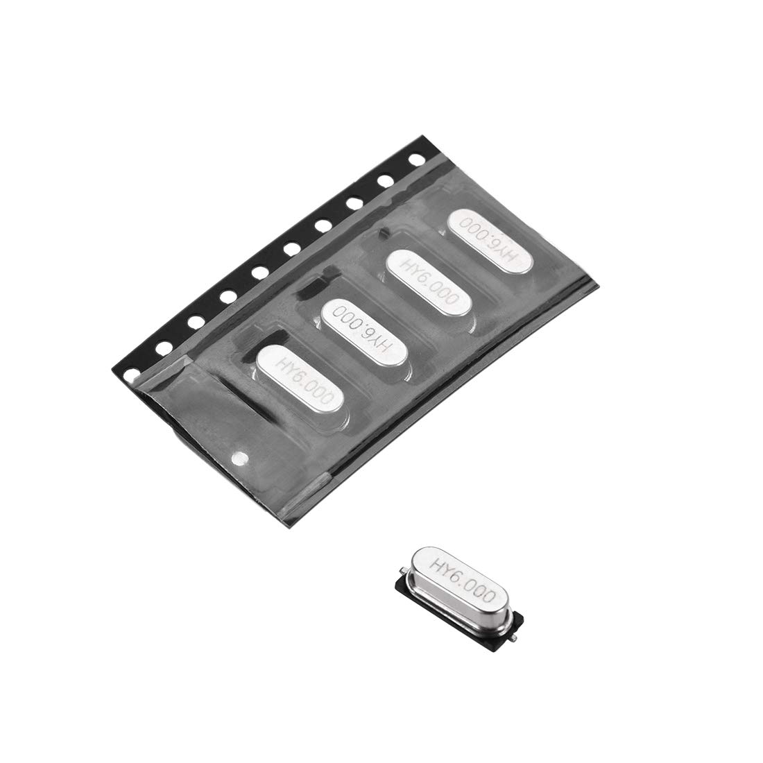 sourcing map Oscillateur Quartz 6MHz 20Pcs CMS 49SMD
