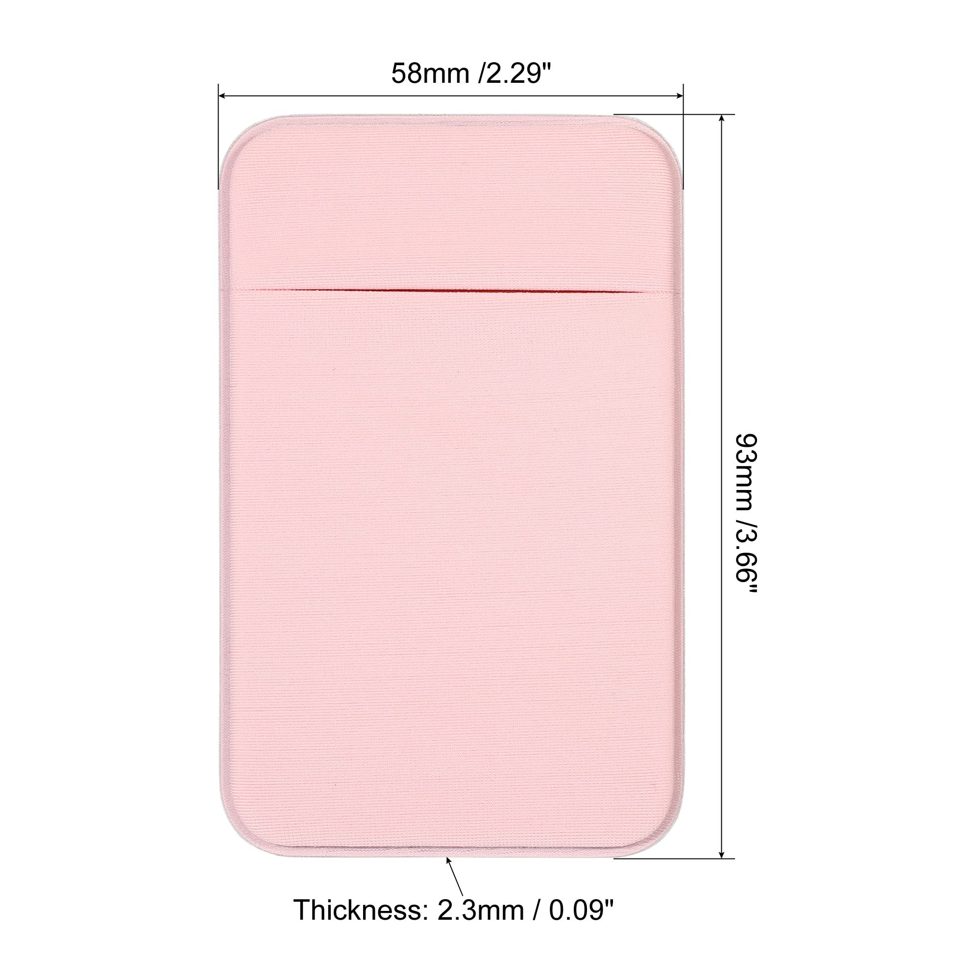 Sourcing Map Electronics porte-carte téléphone extensible rose lot 3