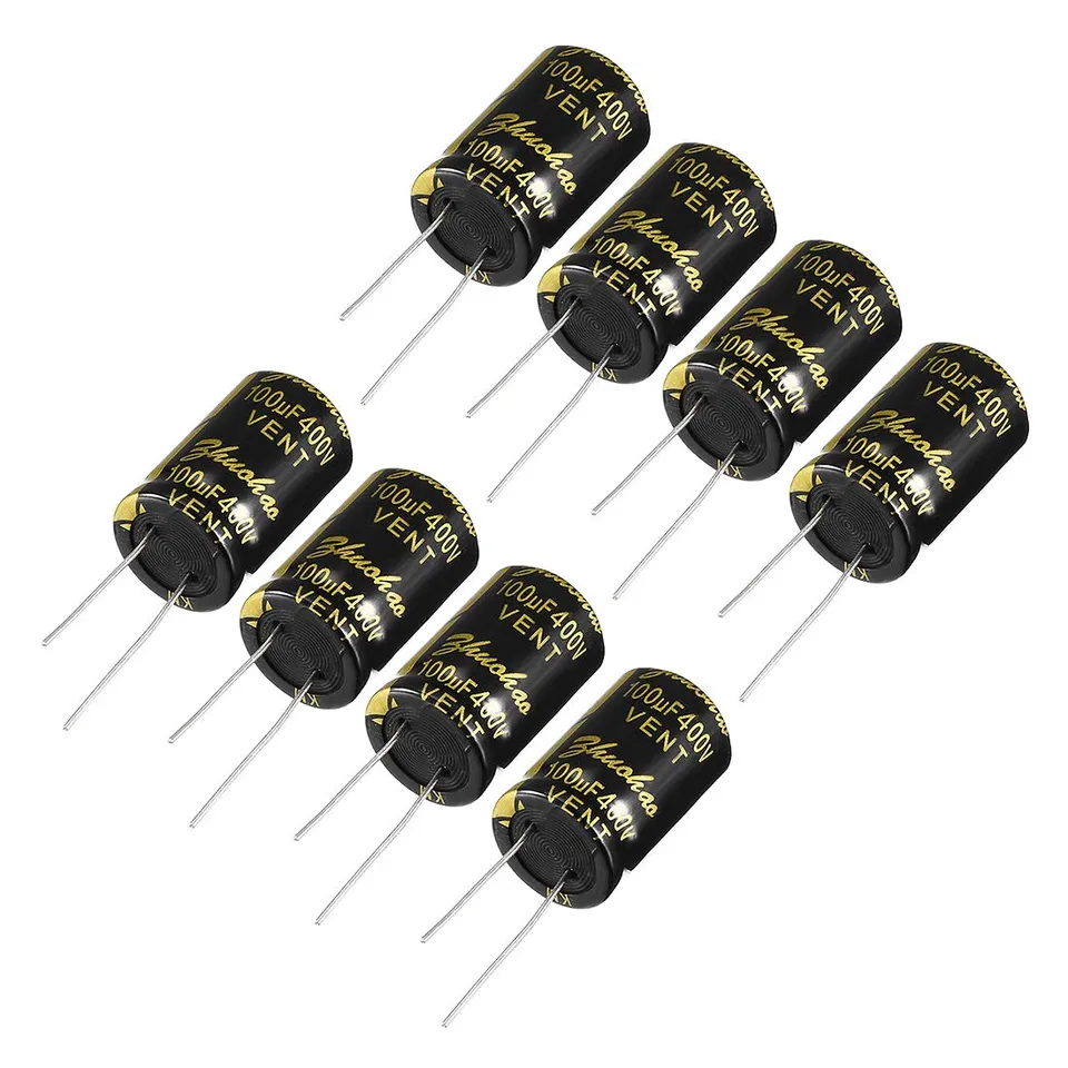 Sourcing Map Condensateur 100uF 400V 18x28mm x8 radial