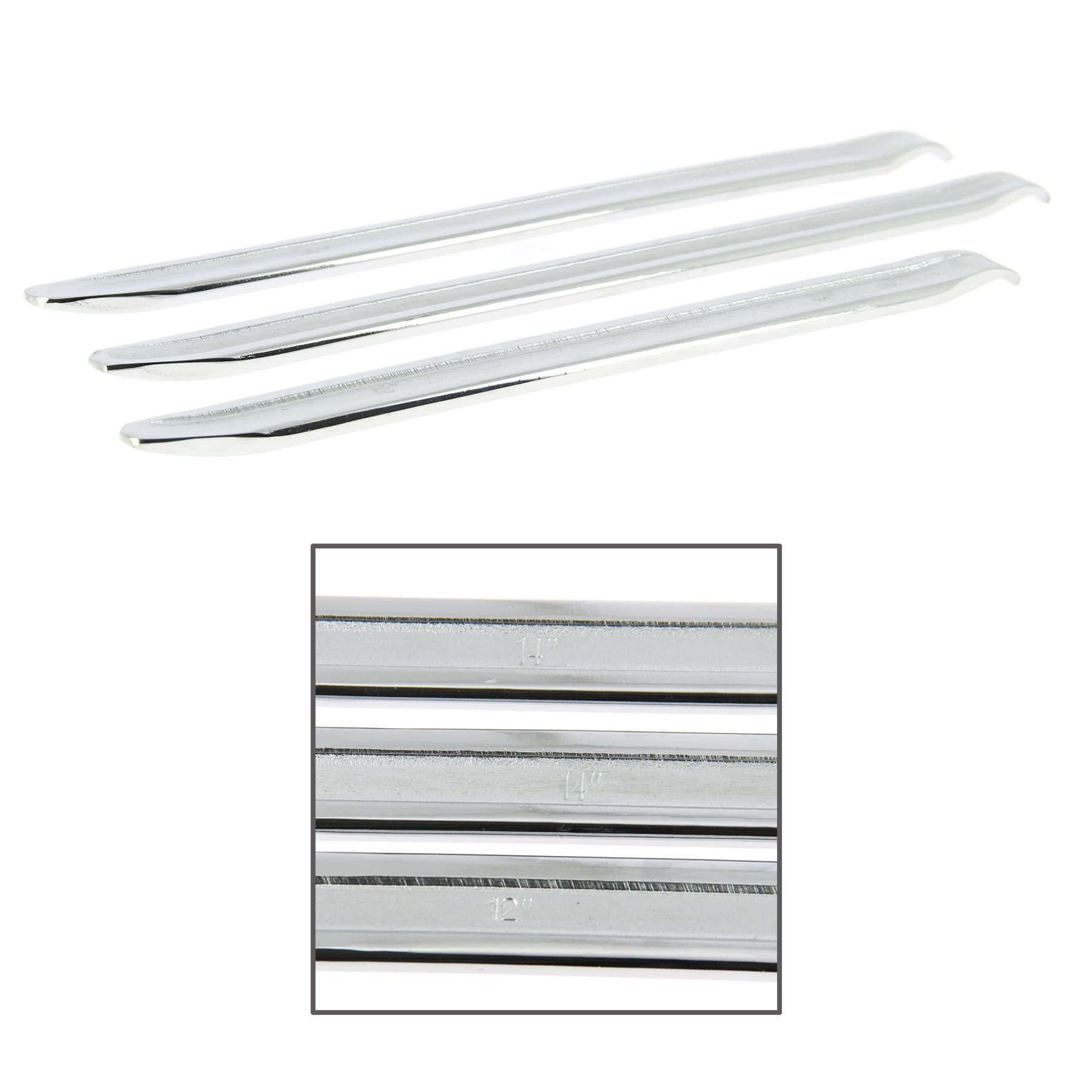 PRECISION STEEL Démontage roues jeu 3 démonte-pneu 12" 14"