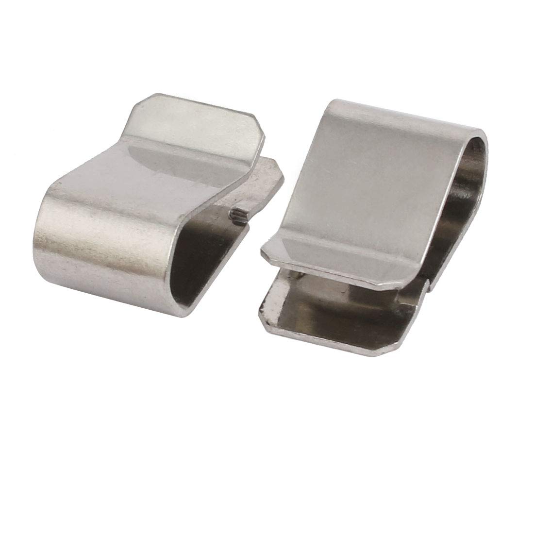 Sourcing Map Home Clip U Ressort Inox 21,4x12mm 20pcs