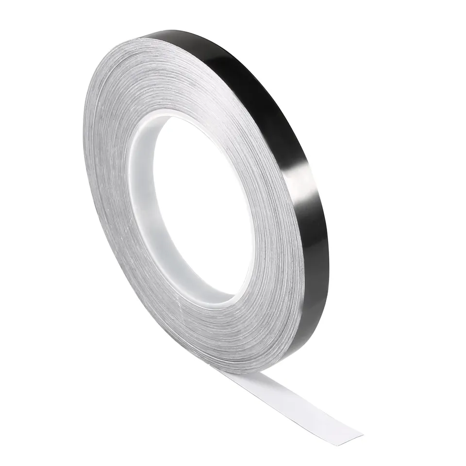 Sourcing Map ruban adhésif carrelage noir 12mm x 50m étanche