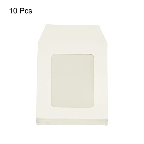 sourcingmap 3 pouces enveloppe à fenêtre blanche lot 10 simple face