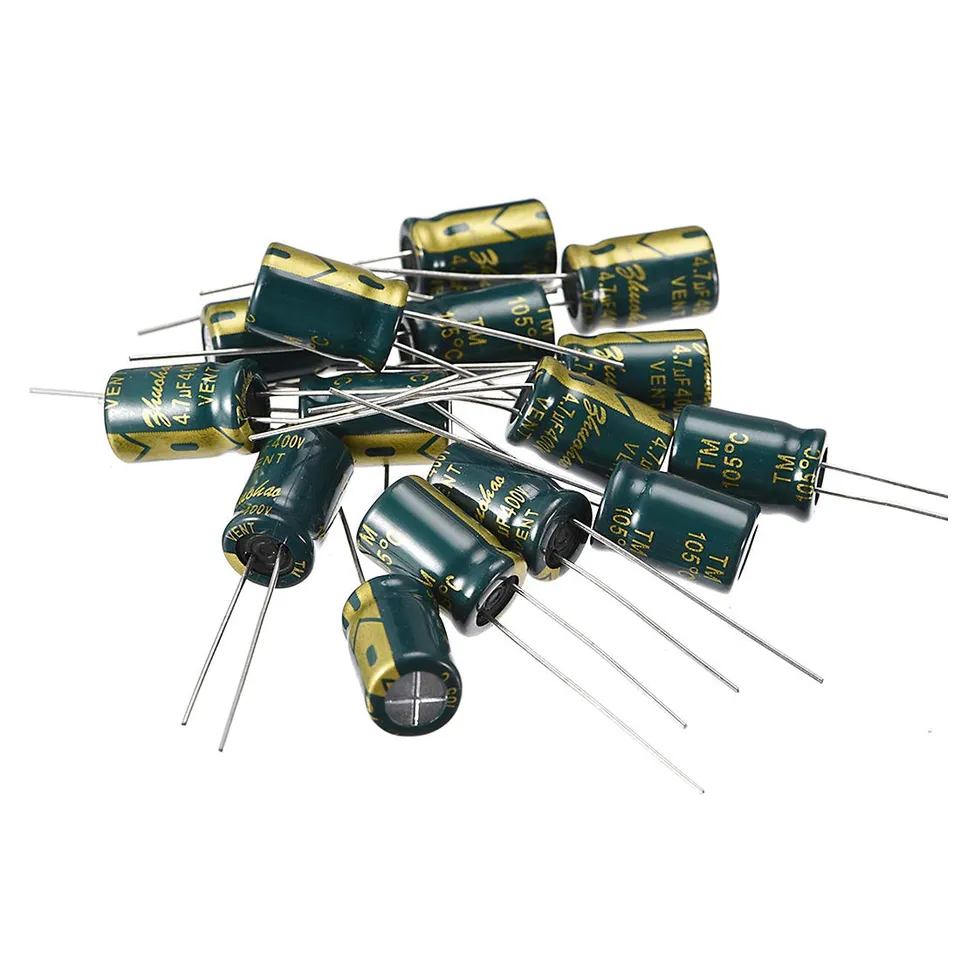 Sourcingmap 4.7uF 400V condensateur électrolytique 15 pcs faible ESR