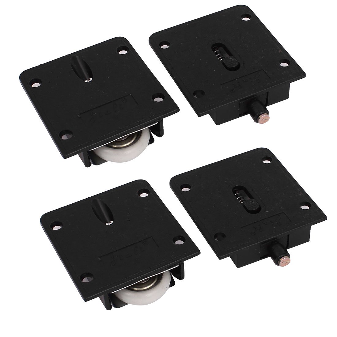 Sourcingmap Roulette Porte Coulissante Placard 23mm 2 pcs