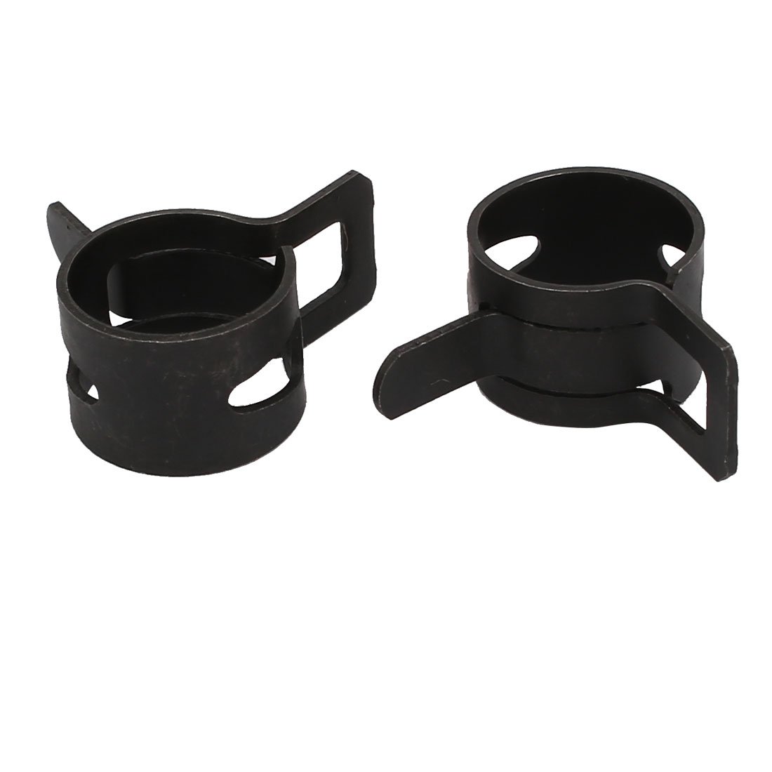 Sourcingmap collier serrage ressort 13mm noir lot 20 acier