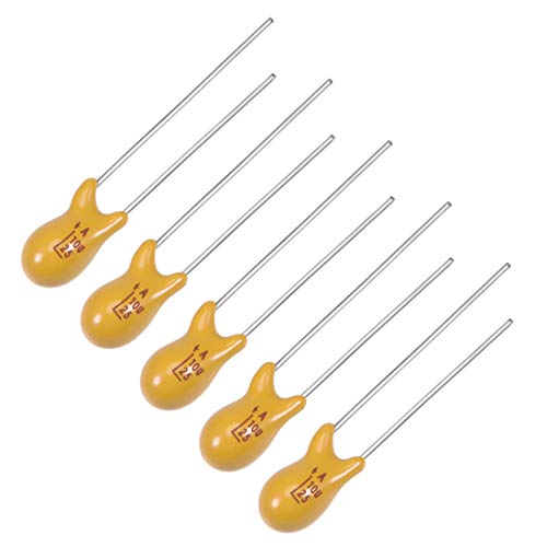 SourcingMAP Industrial condensateur tantale 10uF 25V 5 pièces