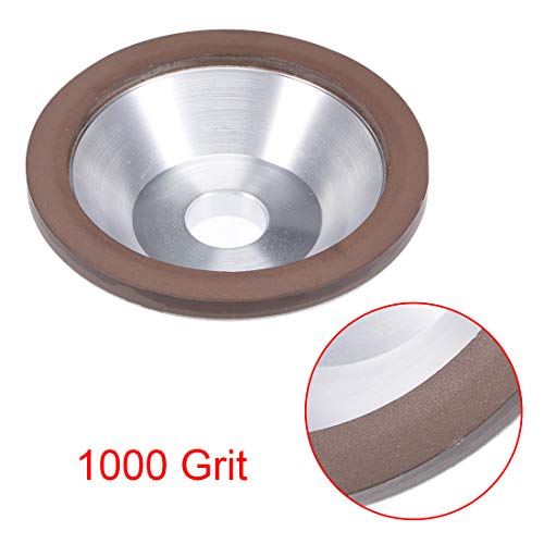 Sourcing Map Industrial meule boisseau diamant 100mm grain 1000