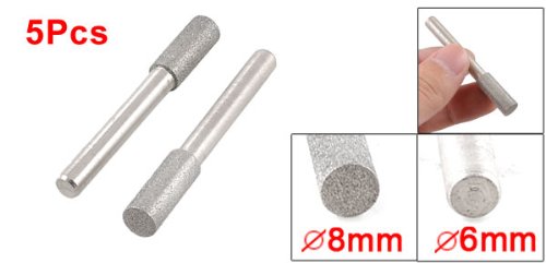 SOURCINGMAP pointe diamant cylindrique 8 mm lot 5 meulage
