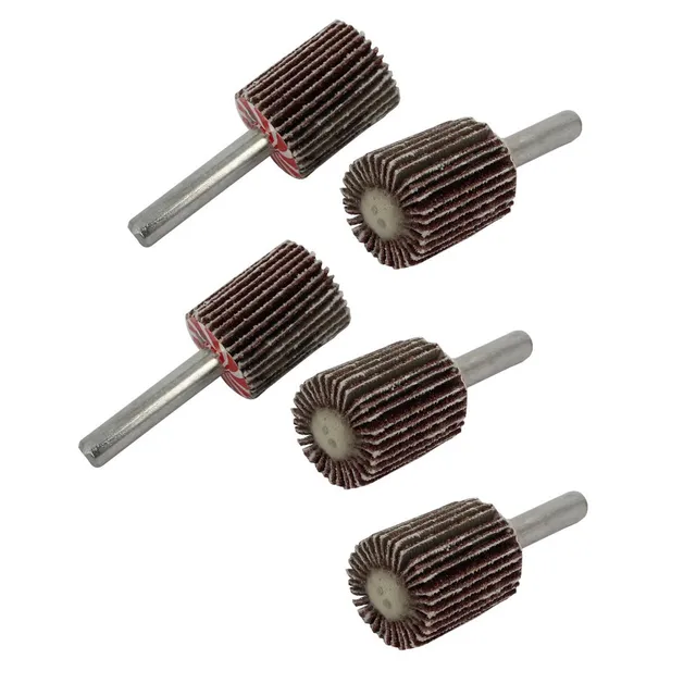 Sourcingmap roue à lamelles abrasive cylindre 20 mm 5 pièces