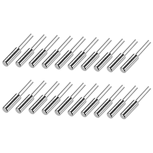 sourcing map Oscillateur Quartz 12MHz 20Pcs DIP 2x6mm