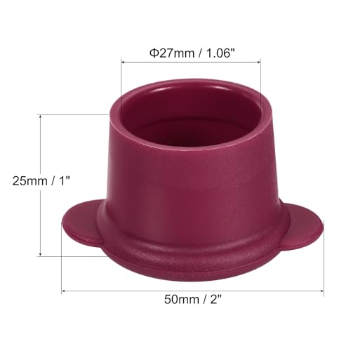 Sourcingmap Home & Garden bouchon bouteille silicone fuchsia 3 pcs