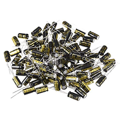 sourcing map 3.3uF 400V condensateur électrolytique alu lot 100
