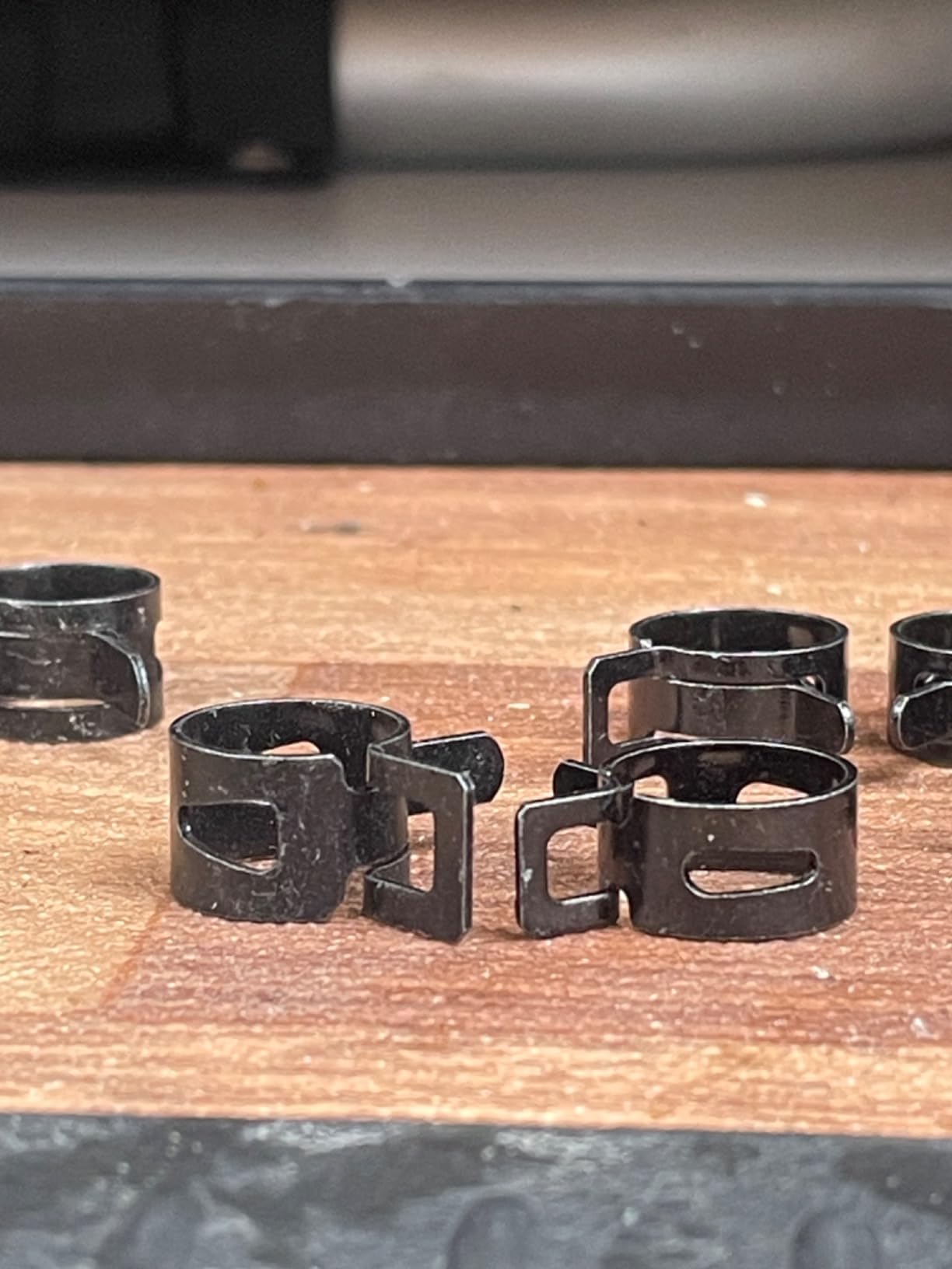 Sourcingmap collier serrage ressort 13mm noir lot 20 acier