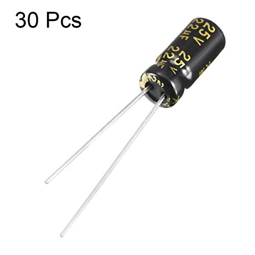 Sourcingmap 22uF 25V condensateur électrolytique 5x11mm lot 30