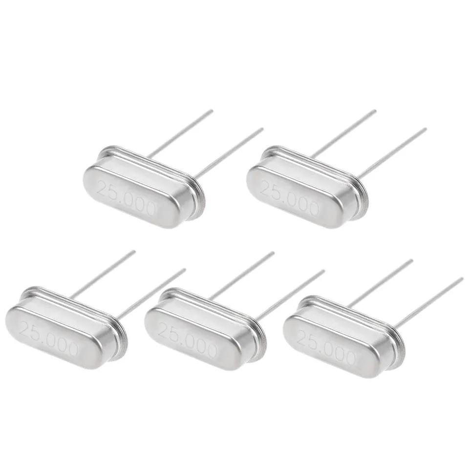sourcing map HC-49S quartz 25 MHz DIP 20 ppm