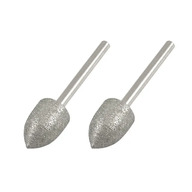 Sourcingmap Fraises diamant coniques 10 mm lot 2 tige 3 mm