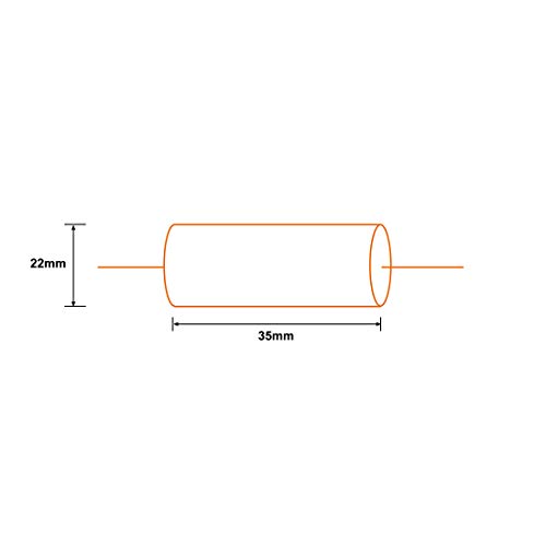 Sourcing Map Condensateur Film 12uF 100V Axial Jaune Lot 3 Audio