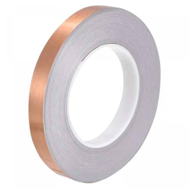 sourcing map Ruban Adhésif Carrelage Or Rose 15mm x 50m