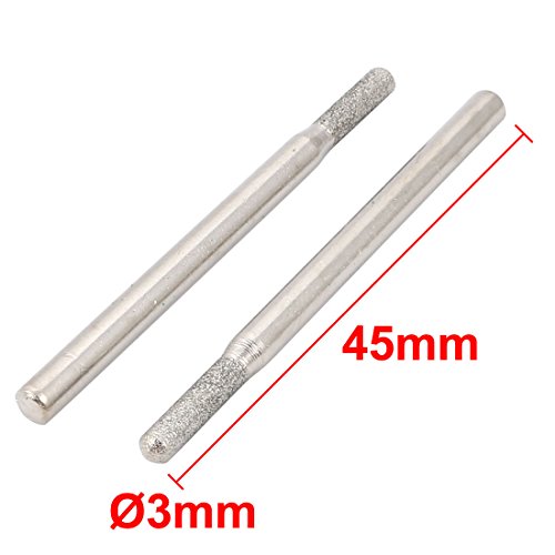 Sourcing Map Fraise Diamantée 3mm Coffret 30 Pièces Verre Pierre
