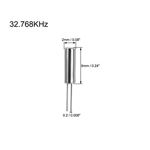 sourcingmap quartz 32,768kHz oscillateur 2x6mm lot de 10