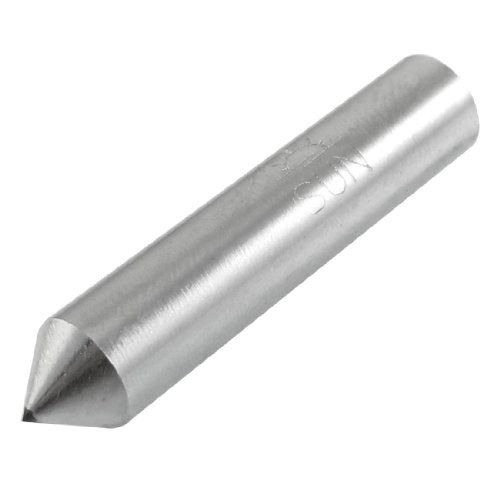 Sourcing Map Industrial dresseur diamant 9,4x46 mm argent