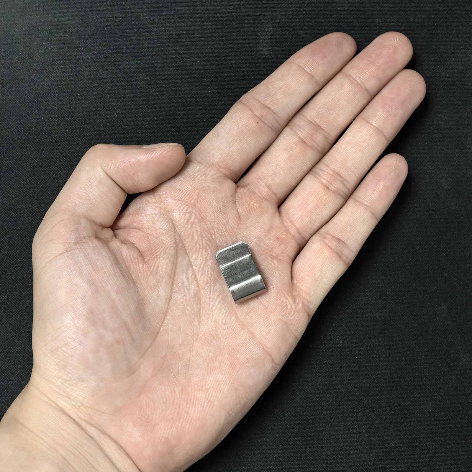 Sourcing Map Home Clip U Ressort Inox 21,4x12mm 20pcs